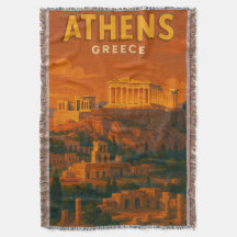 Reise nach Retro Athen Griechenland