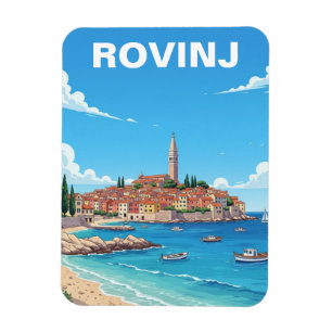 Reise nach Rovinj Kroatien Magnet