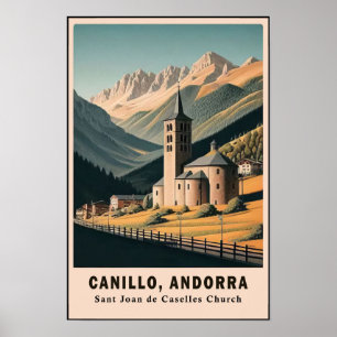 Reise nach Sant Joan de Caselles Kirche in den 196 Poster