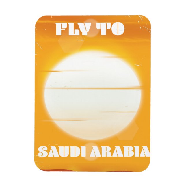 Reise nach Saudi-Arabien Magnet (Vertikal)
