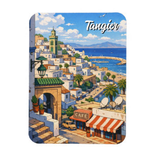 Reise nach Tanger Marokko Magnet