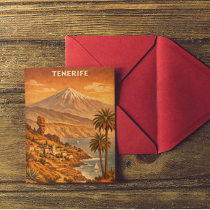 Reise nach Teneriffa, Kanarische Inseln, Mount Tei Postkarte