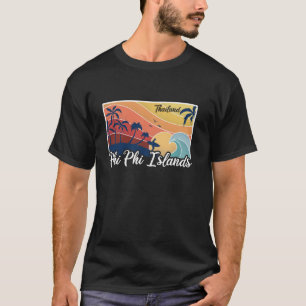 Reise nach Thailand Urlaub Asien Thai Phi Phi Vint T-Shirt