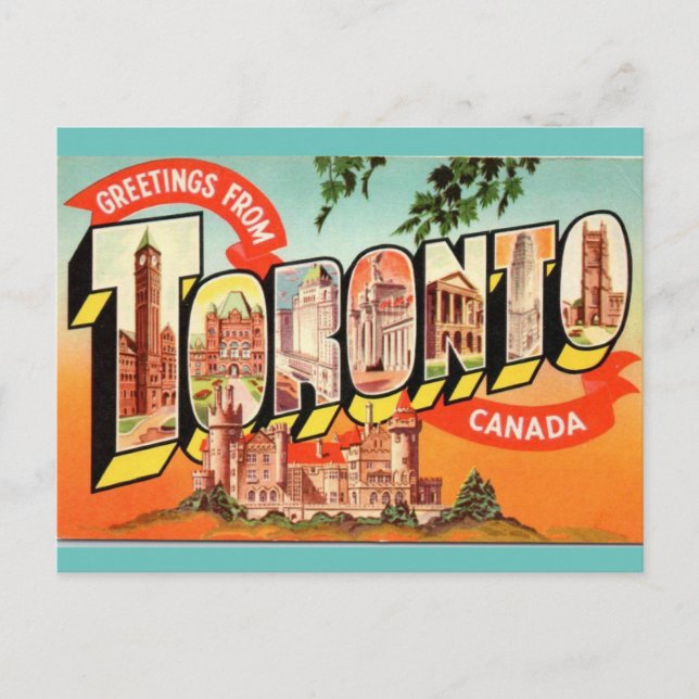 Reise nach Toronto Kanada Postkarte (Vorderseite)