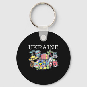 Reise nach Ukraine Familie Reisebuddy Matching Schlüsselanhänger