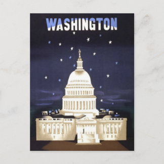 Reise nach Washington DC Postkarte