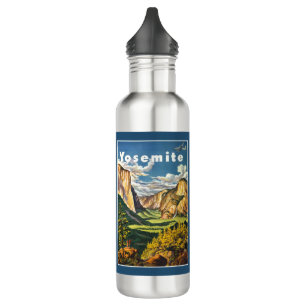Reise-Name-Wasserflaschen Yosemite Vintage Edelstahlflasche