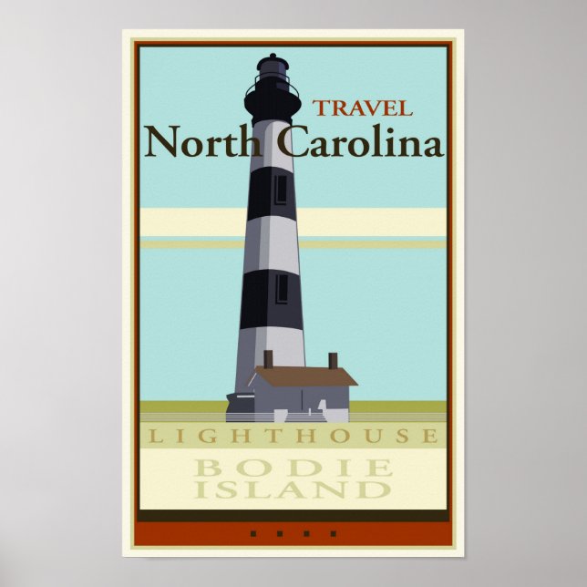 Reise North Carolina Poster (Vorne)