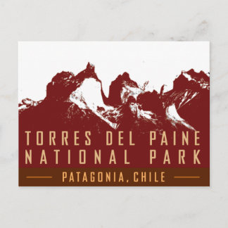 REISE-Patagonia-Torres del Paine- Postkarte