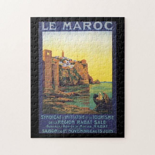 Reise-Plakat Le Maroc Vintage (Vertikal)