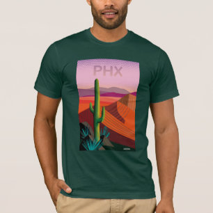 Reise-Plakat Phoenix Arizona T-Shirt