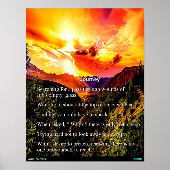 Reise Poster (Vorne)