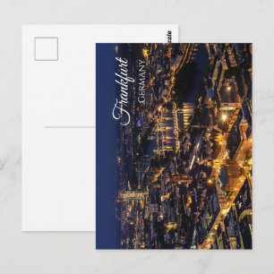 Reise-Postkarte Frankfurt am Main Deutschland Postkarte