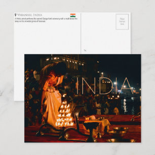 Reise-Postkarte Varanasi, Indien Postkarte