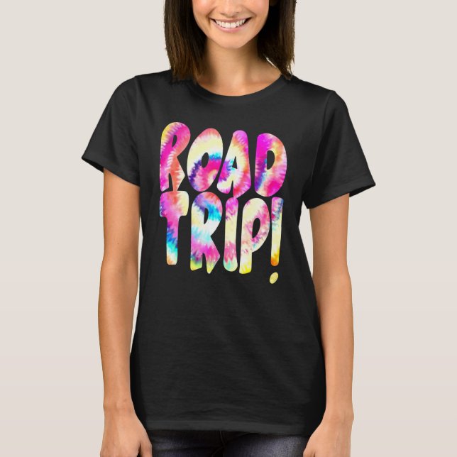 Reise Reiseziel Tourist Krawatte-Färbung Reise T-Shirt (Vorderseite)