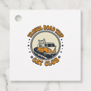 Reise Roadtrip Katze Haustierliebhaber Shirt Kunst Geschenkanhänger