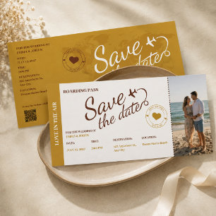 Reise Save the Date Hochzeitsziel 
