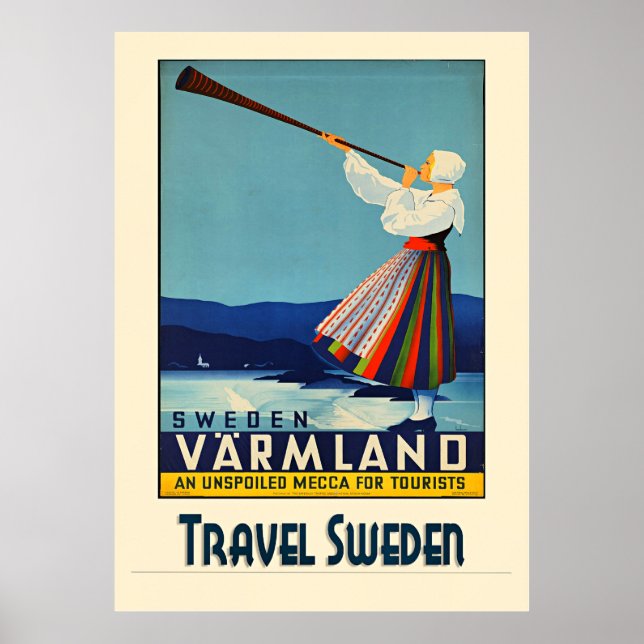 Reise Schweden Poster (Vorne)