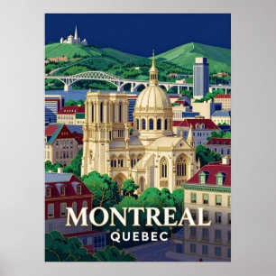Reise Stadtbild Montreal Quebec ✨ Poster