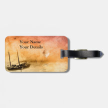 Reise-Steampunk-Gepäckanhänger personalisiert