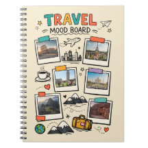 Reise-Stimmungsboard Traumreise-Journal-Cover