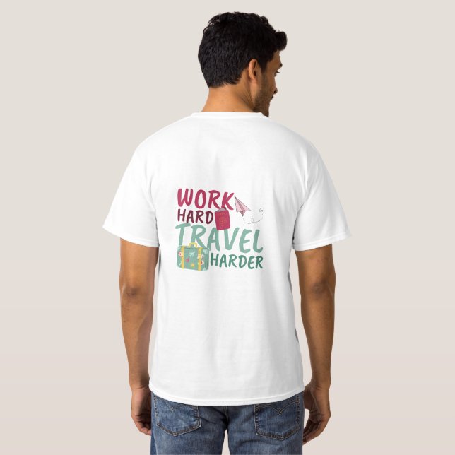 reise-  T-Shirt (Schwarz voll)