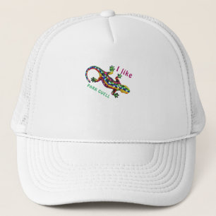 Reise-T-Shirt I Love PARK GUELL. Geschenk-Tee Truckerkappe