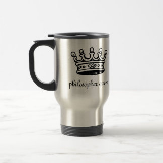 Reise-Tasse der Philosophen-Königin (Schwarzes Reisebecher