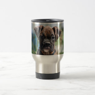 Reise-Tasse des rostfreien Stahls des Boxerwelpen Reisebecher