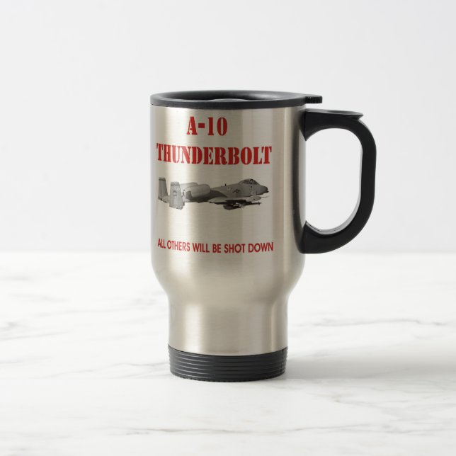 Reise-Tasse des THUNDERBOLT A-10 Reisebecher (Rechts)