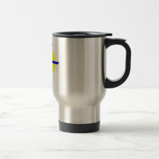 Reise-Tasse, DMR Logo mit Text Reisebecher