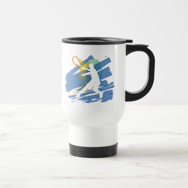 Reise-Tasse für Tennis Reisebecher (Rechts)