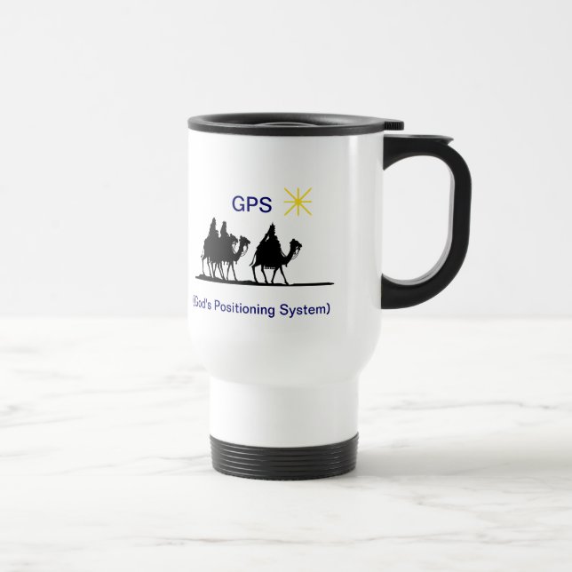 Reise-Tasse GPS christliche Weihnachts Reisebecher (Rechts)