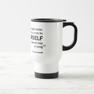Reise-Tasse - 'Liebe ist wie Sauerteig… " Reisebecher