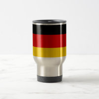Reise-Tasse mit Flagge von Deutschland