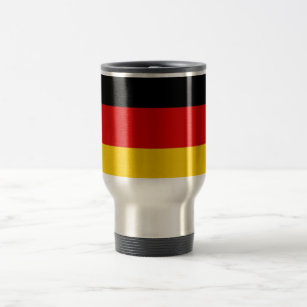 Reise-Tasse mit Flagge von Deutschland Reisebecher