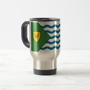 Reise-Tasse mit Flagge von Vancouver, British Colu Reisebecher