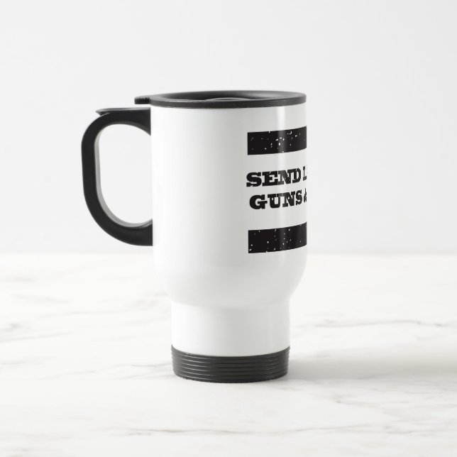 Reise-Tasse - schicken Sie Rechtsanwälten Gewehre Reisebecher (Links)