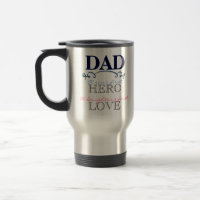 Reise-Tasse - Vater: Der Held u. die erste Liebe