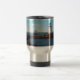 Reise-Tasse Wanzen-helle Leuchtturm-Portlands Reisebecher