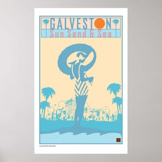 REISE-Texas-Galveston Poster (Vorne)