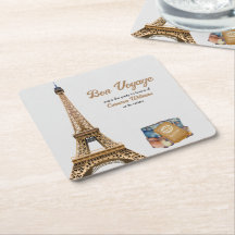 Reise-Thema Ruhestand Bon Voyage Eifelturm