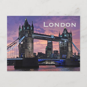 Reise-Tourismus im alten London Postkarte