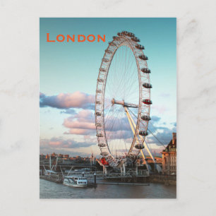 Reise-Tourismus im alten London Postkarte