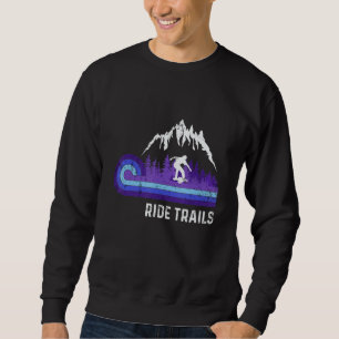 Reise Trails Onewheel Retro Vintage Ein Rad float Sweatshirt