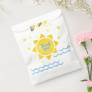 Reise um die Sun Birthday Gefallen Tasche Geschenktütchen
