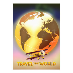 Reise um die Welt Fotodruck