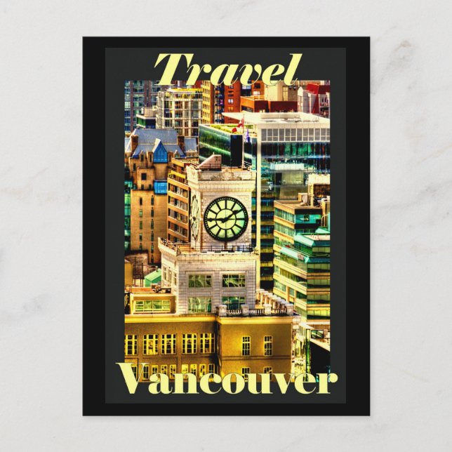 Reise Vancouver, BC, Kanada Postkarte (Vorderseite)