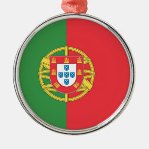 Reise-Verzierung - Portugal Silbernes Ornament