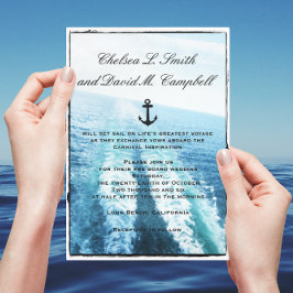 ©Reise von Liebe/Kreuzfahrtschiff/Hochzeit in Urla Einladung